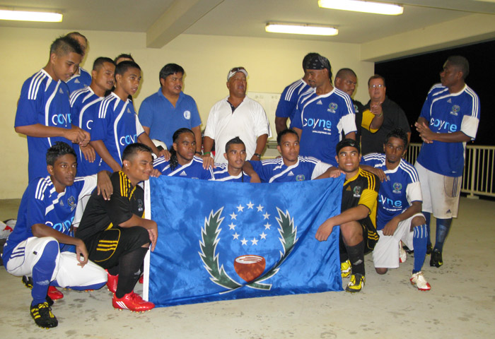 The team in Guam